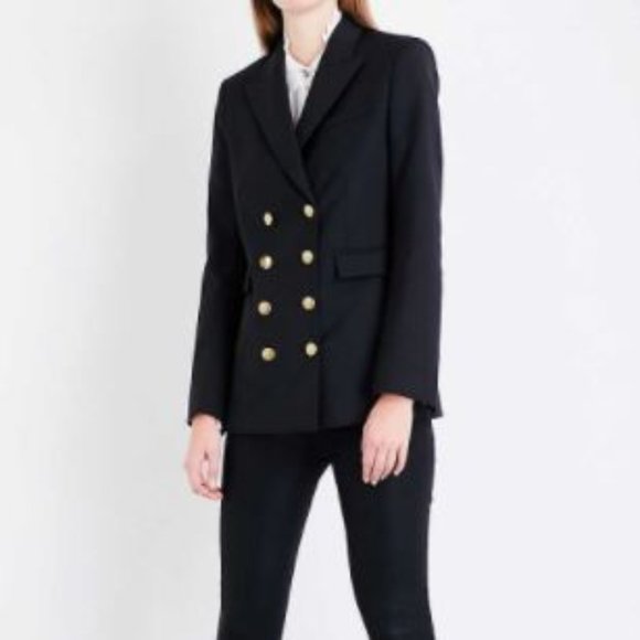 MAJE Vahina double-breasted twill jacket - Picture 2 of 7